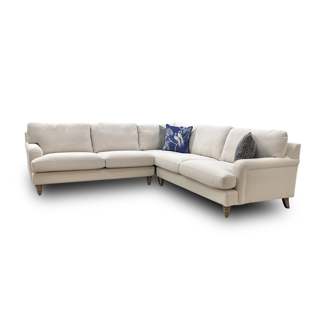 'Livie' Natural Livie Fabric 2 Corner 2 Sofa