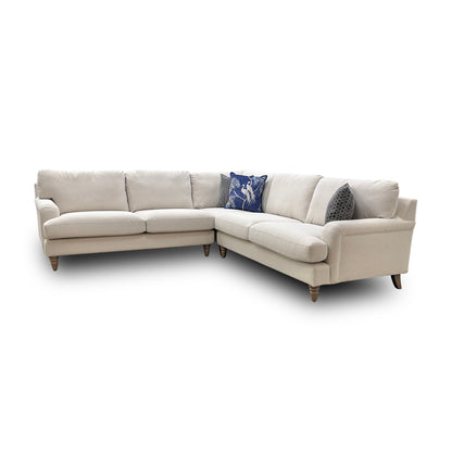 'Livie' Natural Livie Fabric 2 Corner 2 Sofa
