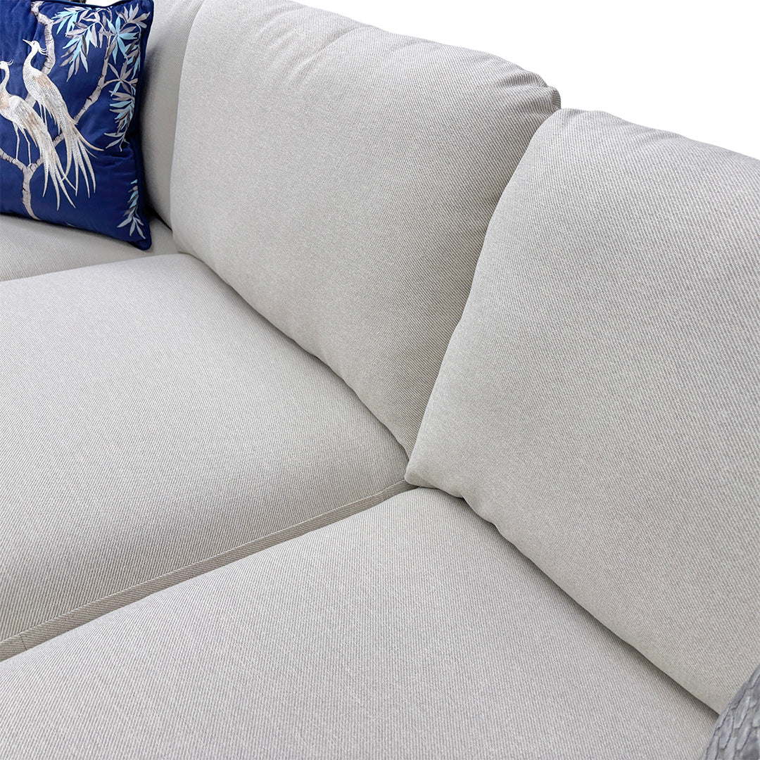 'Livie' Natural Livie Fabric 2 Corner 2 Sofa