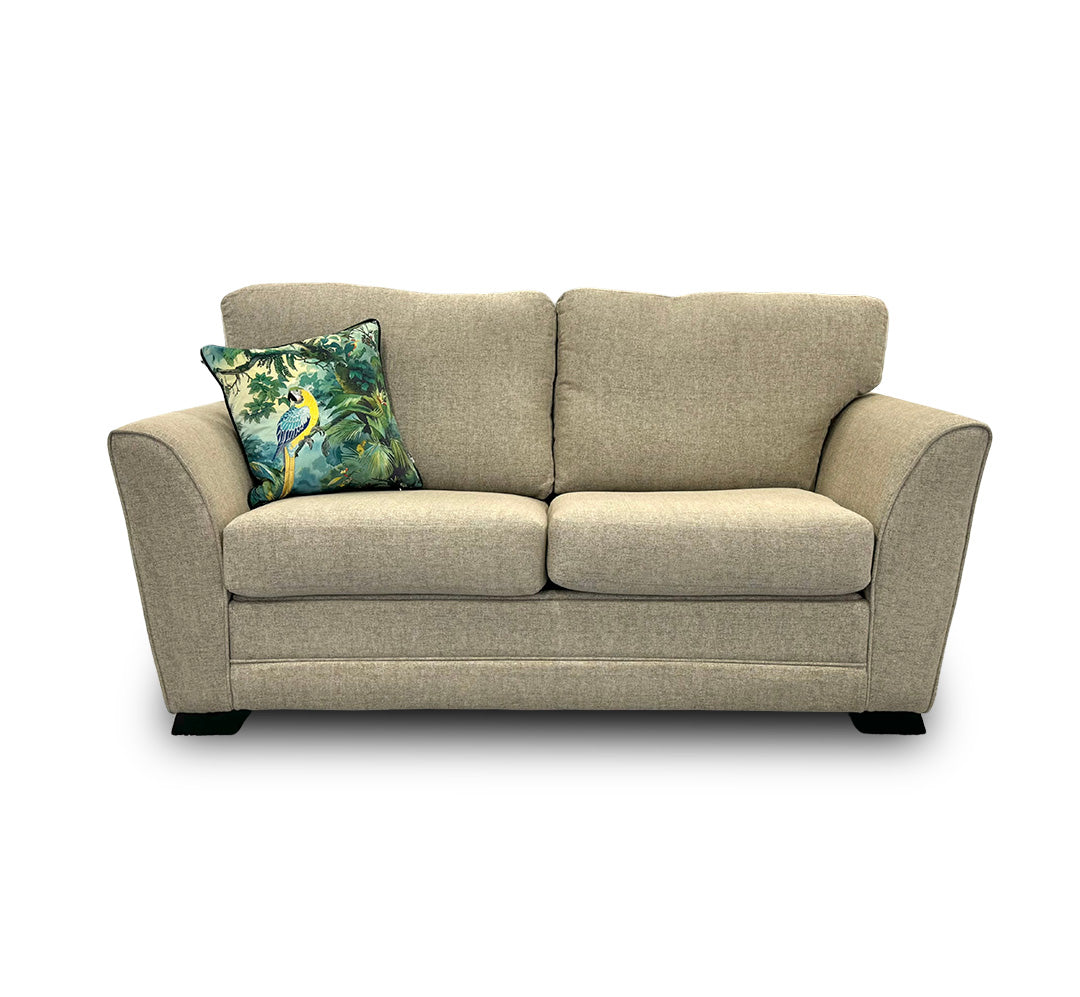 ‘Poppy’ Oatmeal Tight Weave Large 2 Seater Sofa Bed