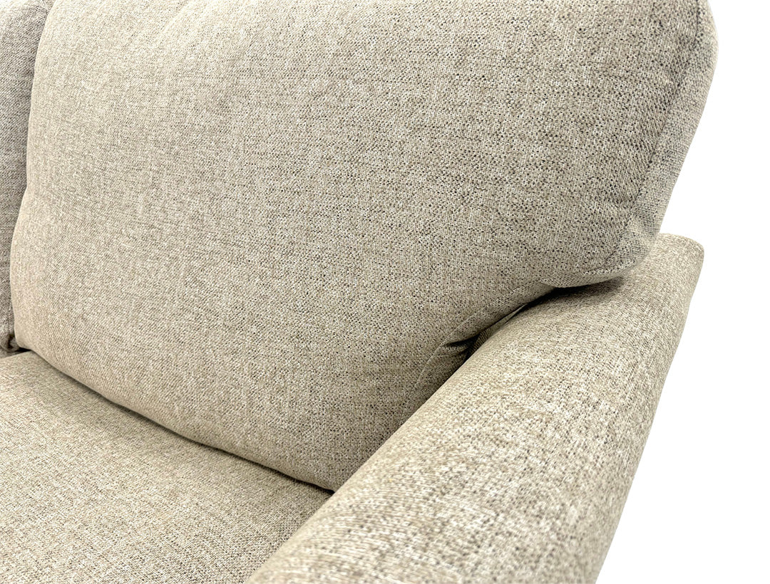 ‘Poppy’ Oatmeal Tight Weave Large 2 Seater Sofa Bed
