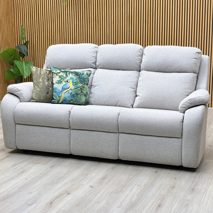 G Plan ‘Kingsbury’ A010 Swift Oatmeal Fabric 3 Seater Sofa