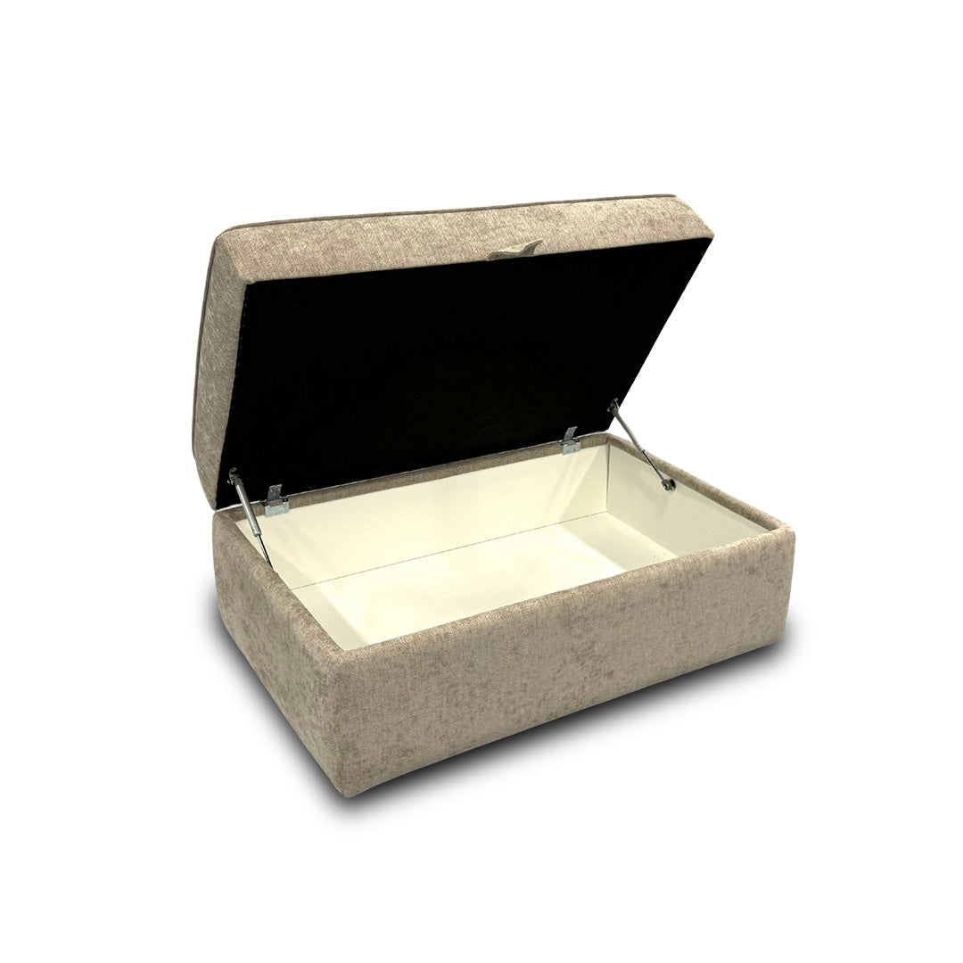 Boutique Collection ‘Blenheim’ Darwin Mink Large Storage Stool