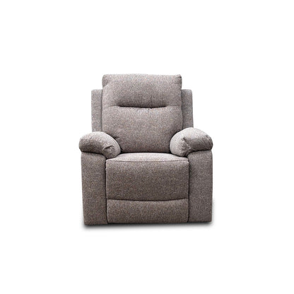 'Georgia' Natural Fabric Power Recliner Armchair