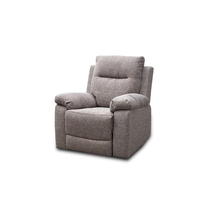 'Georgia' Natural Fabric Power Recliner Armchair