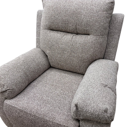 'Georgia' Natural Fabric Power Recliner Armchair