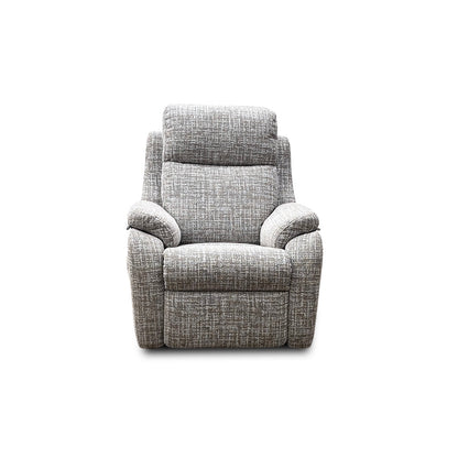 G Plan ‘Kingsbury’ B102 Shore Oatmeal Small Woven Fabric Lift and Rise Recliner Chair