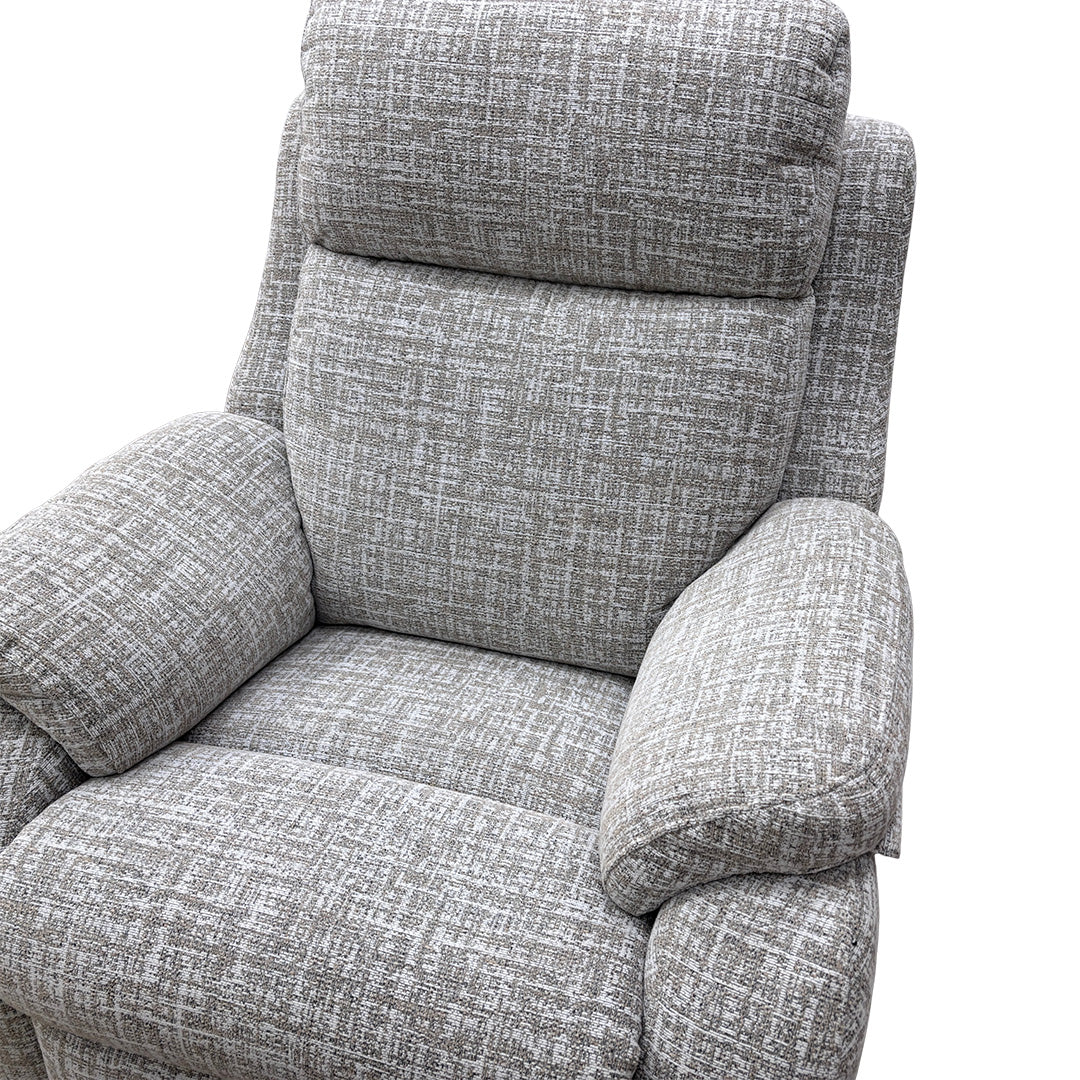 G Plan ‘Kingsbury’ B102 Shore Oatmeal Small Woven Fabric Lift and Rise Recliner Chair