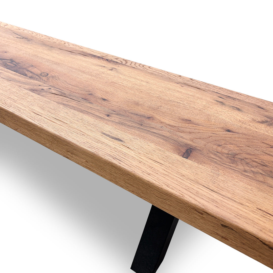 Bodahl 'Terra' 06 0ld Bassano Compact Solid Oak 240cm Dining Bench