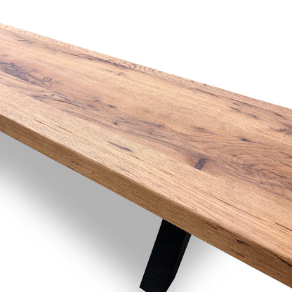 Bodahl 'Terra' 06 0ld Bassano Compact Solid Oak 240cm Dining Bench