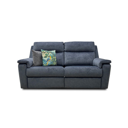 G Plan 'Thornbury' Prama Midnight Fabric 3 Seater Power Recliner Sofa with Power Headrests and Power Lumbar