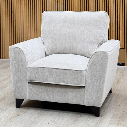 ‘Legend’ Kingston Grey Fabric Armchair – view 3