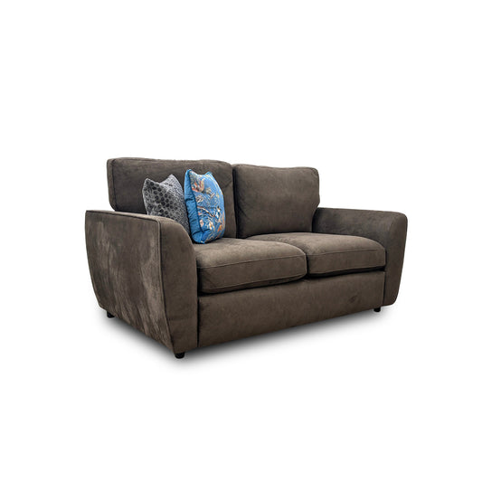 'Hackney' Dapple Fabric Olive Green All Over 2 Seater Sofa Bed