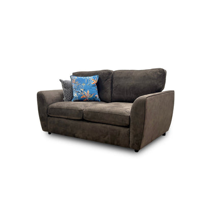 'Hackney' Dapple Fabric Olive Green All Over 2 Seater Sofa Bed