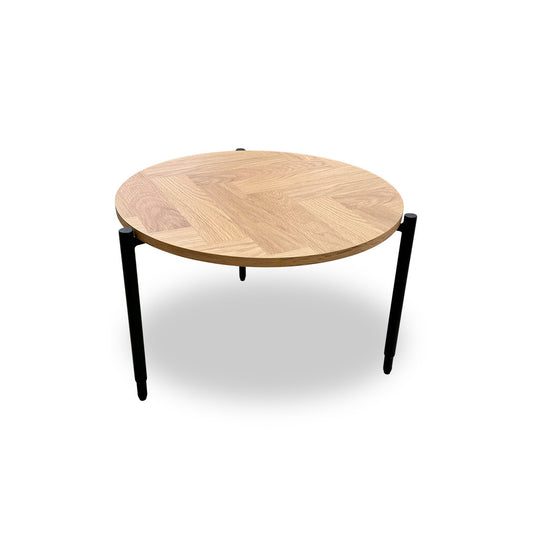 'Nate' Natural Oak Lamp Table