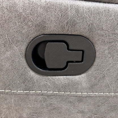 Close up view of the Ranger manual recliner, showing the manual mechanism.