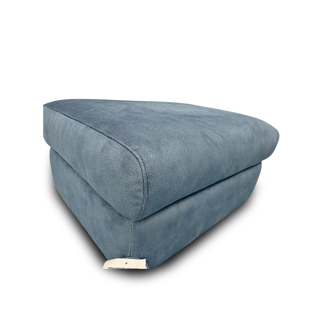 G Plan ‘Thornbury’ Stingray Indigo A125 Velvet Storage Footstool