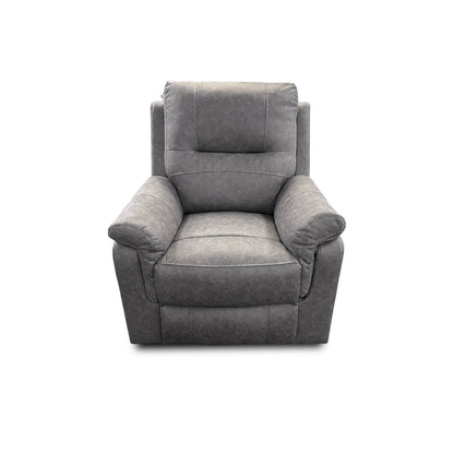 'Ranger' Grey Endurance Fabric Manual Recliner Armchair