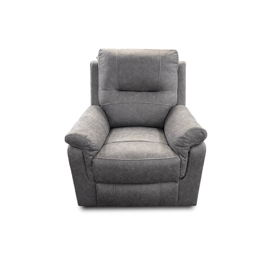 'Ranger' Grey Endurance Fabric Manual Recliner Armchair