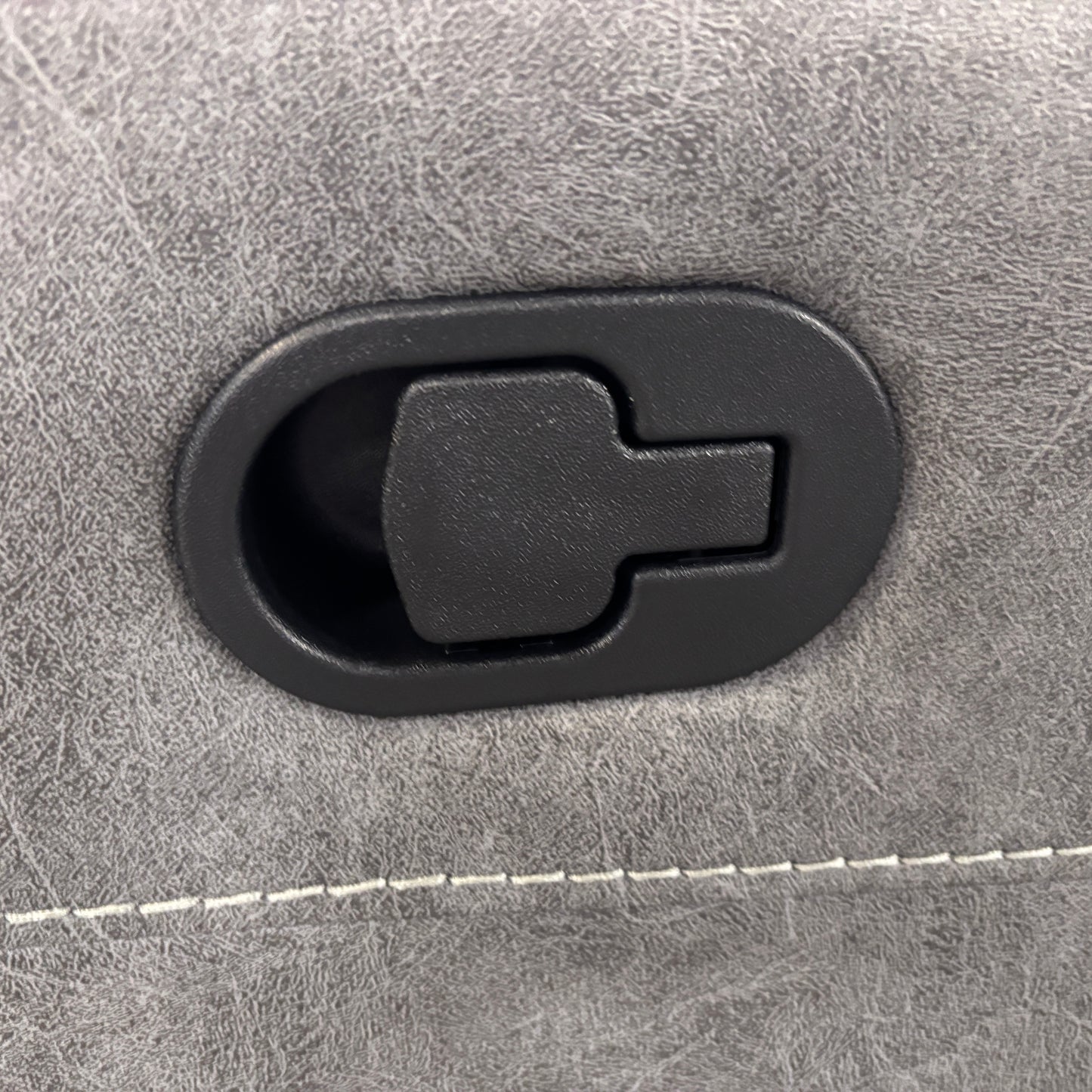 'Ranger' Grey Endurance Fabric Manual Recliner 3 Seater Sofa