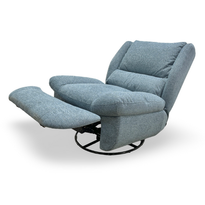‘Freddy’ Marine Fabric Electric Reclining Swivel Rocker Chair