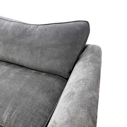 'Sasha' Zara Seal Fabric 4 Seater Classic Back Split Frame Sofa