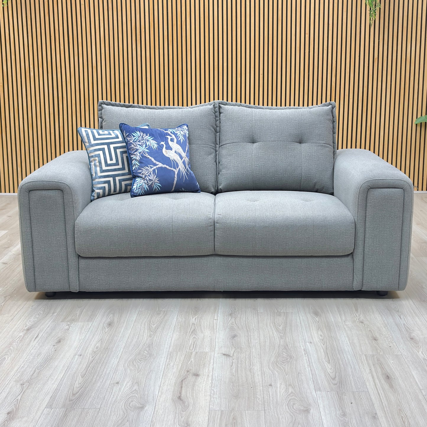 'Goliath' Oxford 94029 Storm Fabric 2 Seater Fabric Sofa Furniture Village