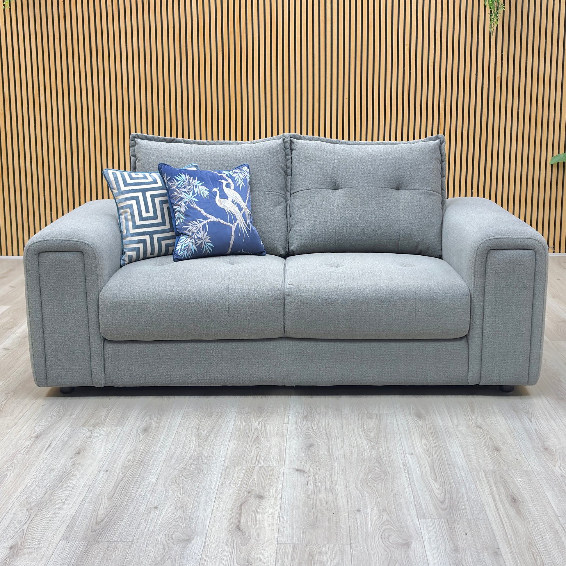 'Goliath' Oxford 94029 Storm Fabric 2 Seater Fabric Sofa Furniture Village