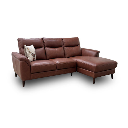 'Morgan' Cat-60/07 Butterscotch 3 Seater Right Hand Facing Chaise End Sofa