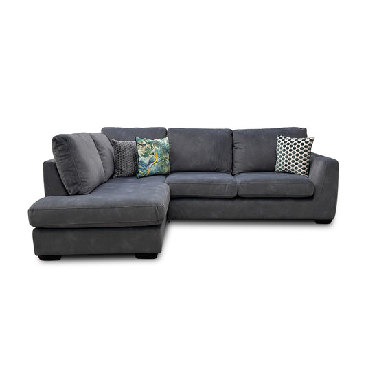 'Dinky' Dexter Shadow 43519 Fabric Open End Chaise Corner Sofa