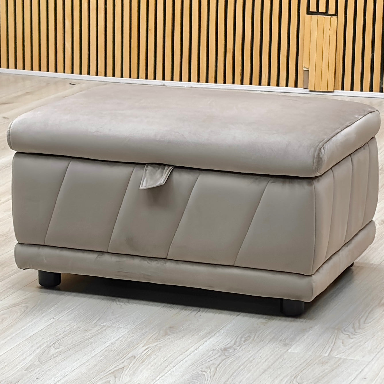 ‘Genius’ Opulence Cedar 51014 Fabric Storage Footstool Furniture Village