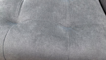 ‘Rene' Dexter Shadow Velvet Chaise End Corner Sofa