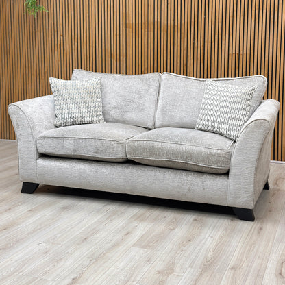 ‘Sasha’ Alexandra Truffle Chenille Fabric 3 Seater Sofa Furniture Village