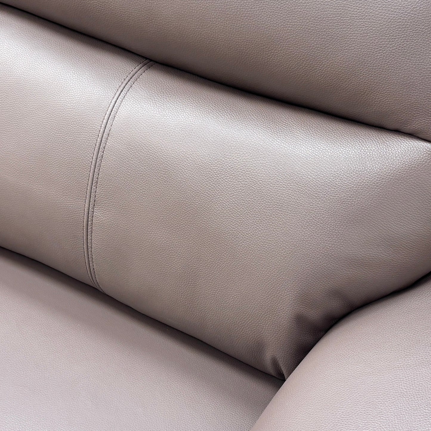 ‘Bobby’ Leather Cat-35/04 Oyster 3 Seater Power Recliner Sofa