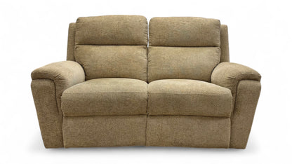 ‘Townley’ Oatmeal Fabric 2 Seater Power Recliner Sofa