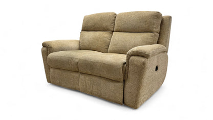 ‘Townley’ Oatmeal Fabric 2 Seater Power Recliner Sofa