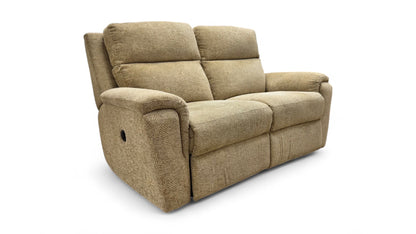 ‘Townley’ Oatmeal Fabric 2 Seater Power Recliner Sofa