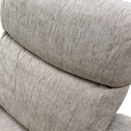 ‘Maude’ Mocha Tight Weave Fabric Power Recliner Chair