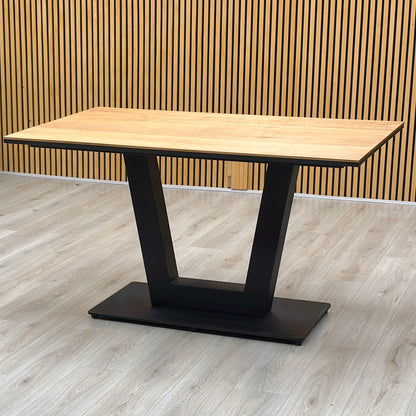 ‘Venus’ Earth Finish Dining Table Furniture Village