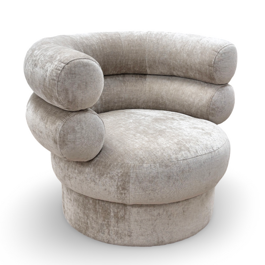 ‘The Fitzrovia’ Beige Chenille Accent Chair