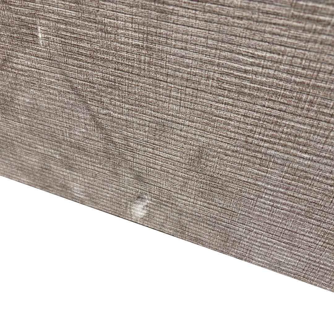 'Trio’ Khaki Fabric 2 Draw Divan Bed Base + Floor Standing Headboard - King
