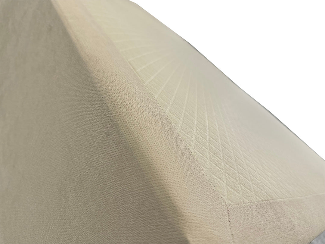 ‘Capella’ Cream Velvet Divan Base + Headboard - Double