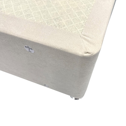 ‘Capella’ Cream Velvet Divan Base + Headboard - King