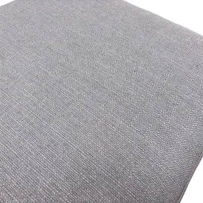 ‘Darcy’ Grey Combination Fabric Storage Footstool