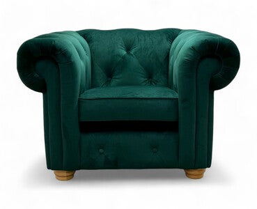 ‘Belair’ Forest Sensual Velvet Armchair
