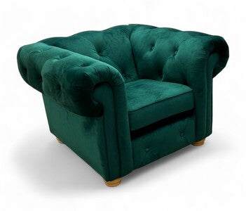 ‘Belair’ Forest Sensual Velvet Armchair