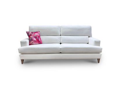 The Lounge Co. ‘Romilly’ White Velvet 4 Seater Sofa