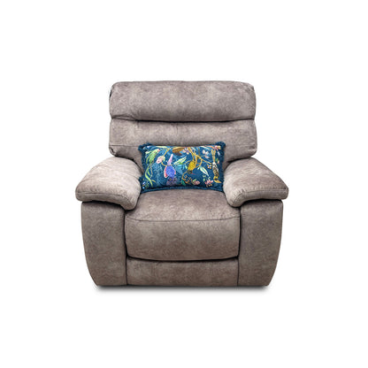 ‘Nimbus’ Bfa-Bnn-R29 Mink Velvet Power Recliner Chair with Power Headrests and Power Lumbar