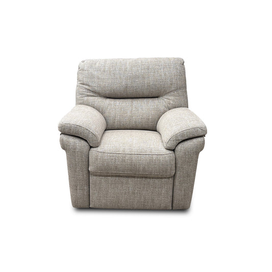 G Plan ‘Seattle’ A721 Sea Stone Woven Fabric Armchair