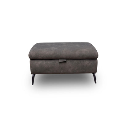 ‘Jude’ Mocha Dexter 04 43504 Fabric Storage Footstool